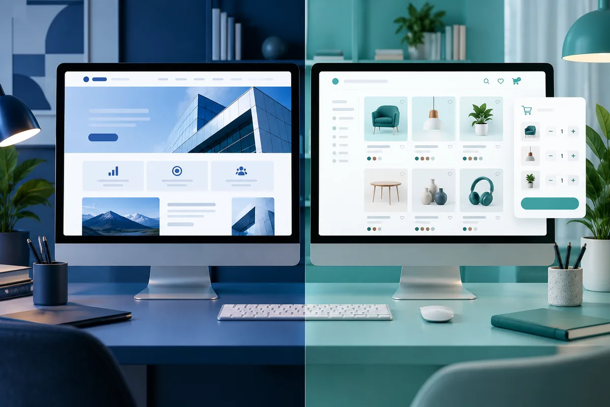 Site vitrine ou site e-commerce : lequel choisir ?